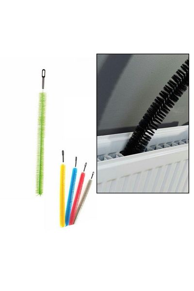 SKY TOPTAN Ergonomic Easy Heating Radiator Cleaning Brush - Mixed Color, 1 Piece