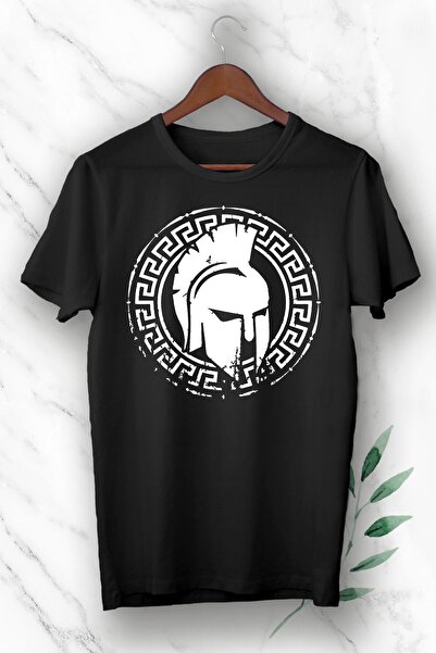 perseusshopping Ανδρικό μαύρο κοντομάνικο μπλουζάκι