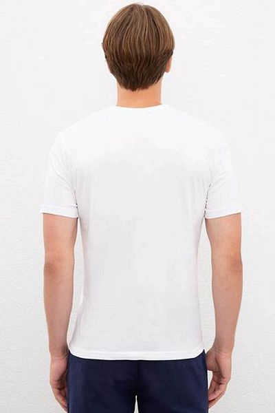 U.S. Polo Assn. Λευκό ανδρικό μπλουζάκι - Jamal G081gl011