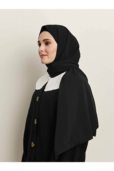 Modakaşmir Medine Ipeği Şal - Siyah