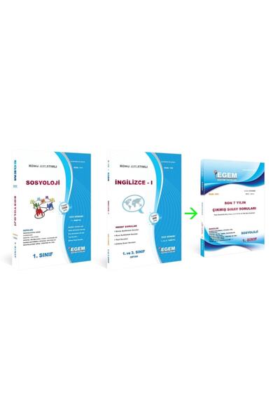 Egem Eğitim Yayınları (aöf) Sosyoloji 1.sınıf 1.dön Fullset (güz)