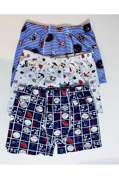 Tutku Boy's Color Boxer 3 Pack