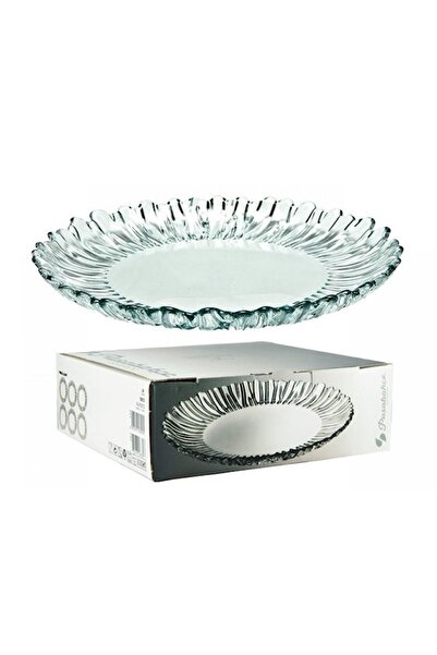 Paşabahçe Aurora Series - 20cm 6 Pieces Glass Cake Plate