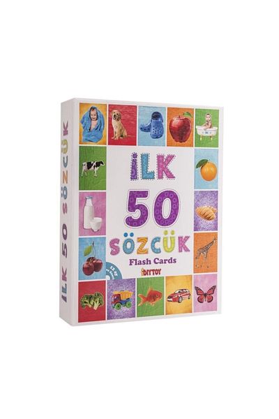 DIY Toys First 50 Words Baby Educational Toy Flash Cards