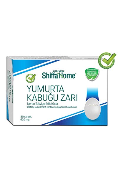 Aksu Vital Yumurta Kabuğu Zarı, Gıda Takviyesi 30 Kapsül