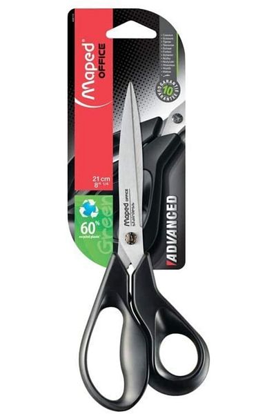 Maped Scissors Advanced Green Asymmetric 21 Cm499110
