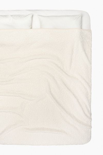 bahar soft baby Bahar Soft Double Embos Blanket 3 Kg - Ecru