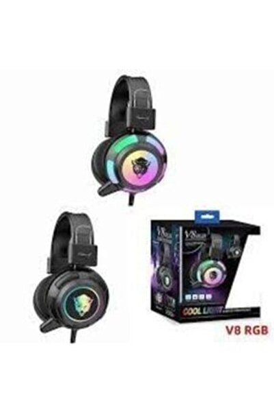 POLYGOLD Yoro V8 Rgb Işıklı Mikrofonlu Oyuncu Kulaklığı 7.1 V8 Rgb
