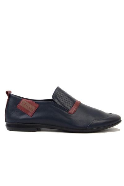 JAMES FRANCO Ανδρικό Navy Blue Dlp Red Vespa Leather