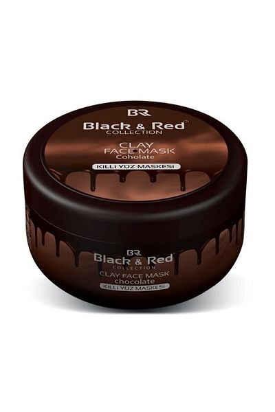Black Red Chocolate Clay Facial Cleansing Mask + Argan Oil Clay Facial Mask 2 Pieces