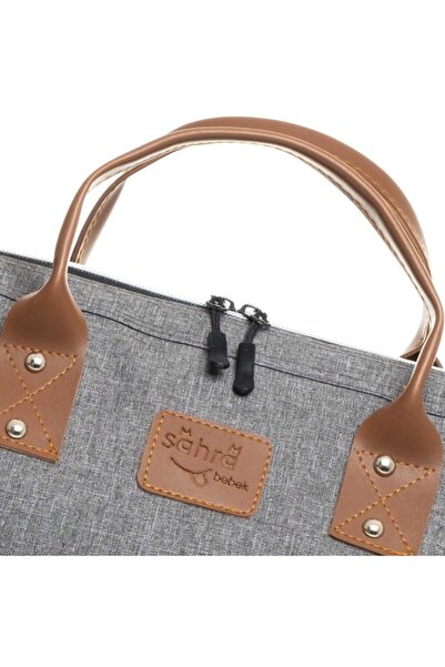 Sahra Luxus Baby Bag Stain Resistant Waterproof Thermal Compartment Mother Baby Care Backpack and Kangaroo Set