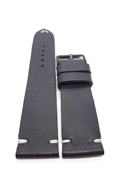 Prizma El Yapımı Gerçek Deri 24mm Saat Kordonu