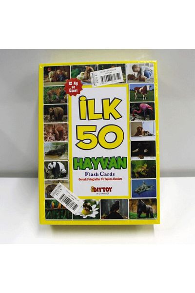 Diytoy Diytoy Diy-toy Top 50 Animal Flash Cards