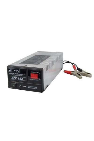 Alpa 12volt 15amper Mikroişlemci Kontrollü Akü Şarj Cihazı