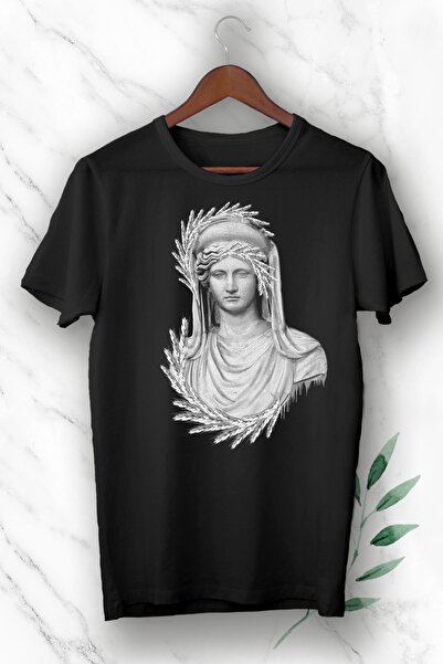 perseusshopping Crna unisex majica - Mitološka plodnost, boginja Demeter Štam...