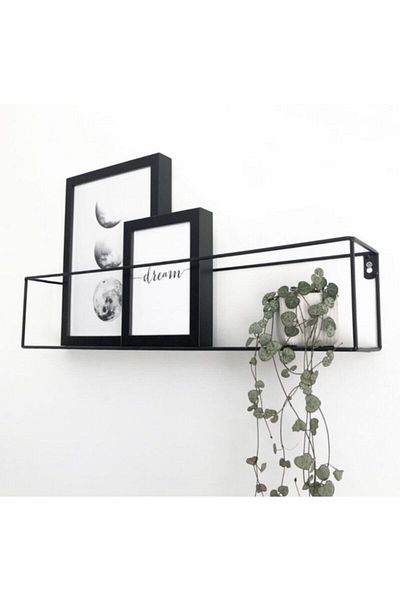 Wess Dizayn Nordic Metal Wall Shelf Set of 3 Rustic Wd-204