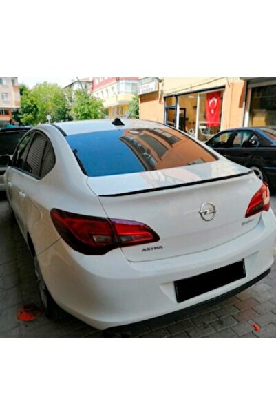 HYM TUNİNG Opel Astra J Sd Spoiler Bagaj Üstü Çıta, Parlak Siyah