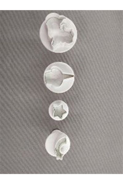 Pasta Unicorn Press Injector Cookie Mold 4 Pieces