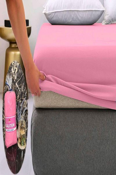 kalitem çarşafçı Cotton Combed Oversized Elastic Bed Sheet - 180X200