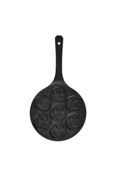 NETAVANTAJ Smile Emoji Pancake Pan Gray