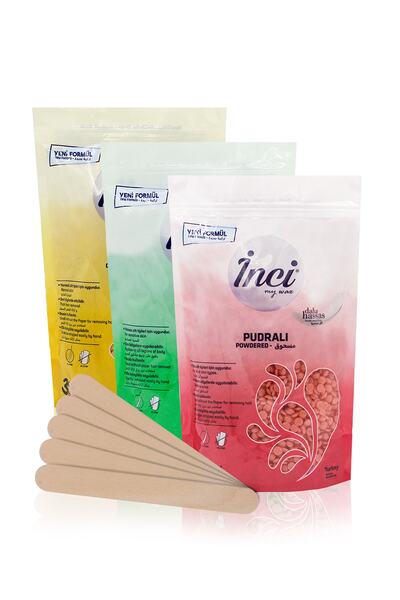 İnci Ağda Pudralı, Azulen, Naturel - 3 Kutu