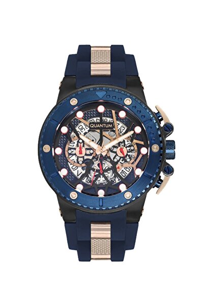 Quantum Erkek Spor Kol Saati Siyah-Lacivert Hng535.059