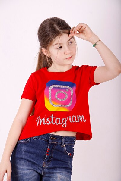 Toontoy Μπλουζάκι Instagram B με τύπωμα για κορίτσι