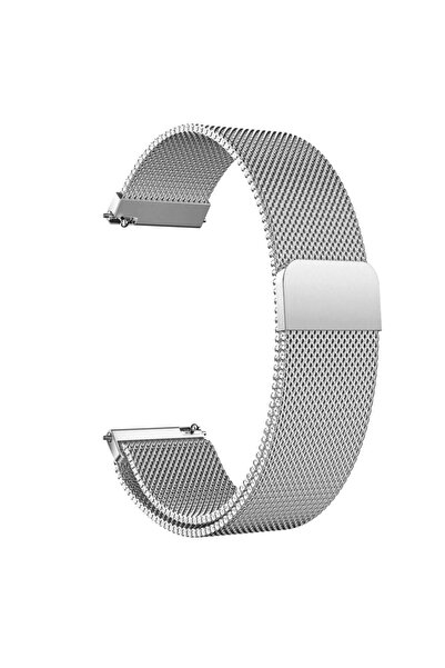 Microsonic Huawei Watch Gt2 Milanese Loop Kordon Gümüş 46mm