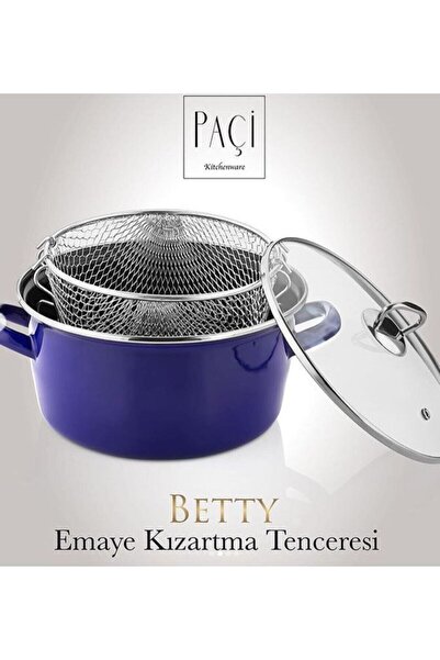 Paçi Kızartma Tenceresi Gri 22 Cm 4.5 Lt