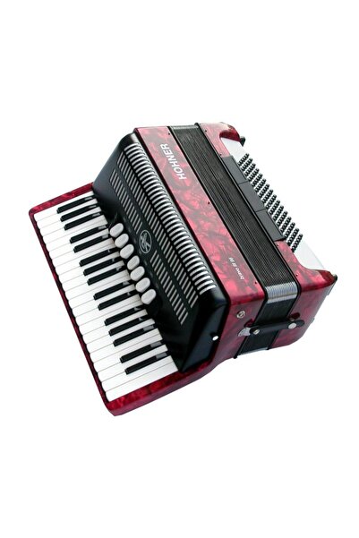 Hohner Bravo Iıı 96 Akordiyon (kırmızı)
