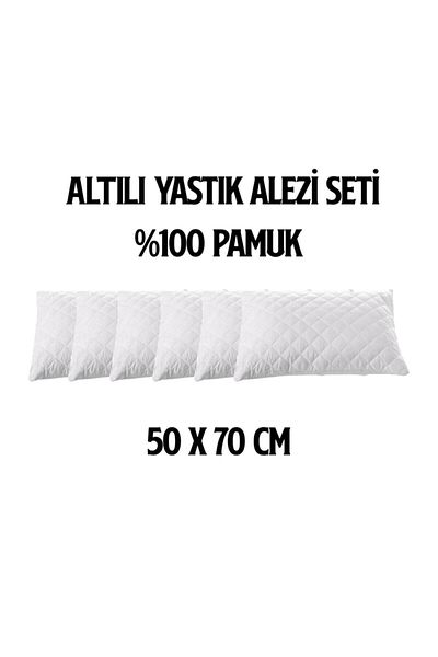 SC HOME Saltele de pernă cu fermoar Züka 6 piese - Protector matlasat