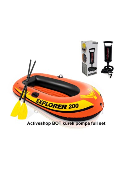 Intex Iki Kişilik Bot-kürek-29 Cm.kutulu Pompa Full Set