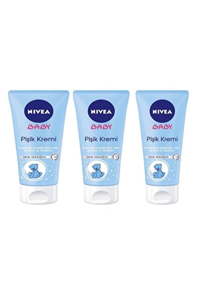 NIVEA كريم 100 مل للطفح الجلدي للأطفال - 3 قطع