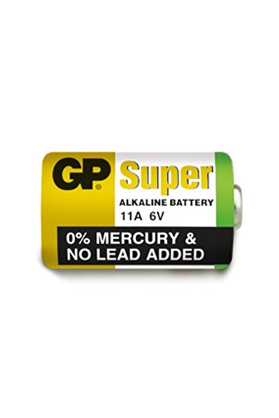 GP Batteries Gp11a Süper Alkalin Mn11/11a Boy Pil, 6 Volt, 5'li Kart