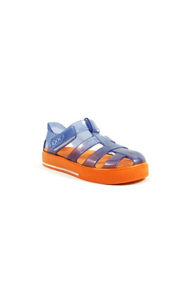 IGOR S10270-016 Star Bicolar Navy Orange Sandals