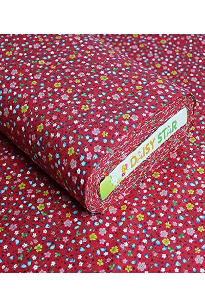 daisy star 170 cm Eninde Nevresimlik Poplin Kumaş Çiçek Desen