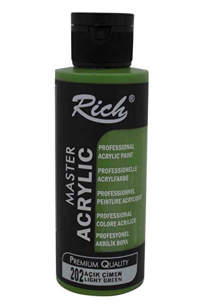 Rich Master Acrylic Akrilik Boya 202 Açık Çimen 120 Cc
