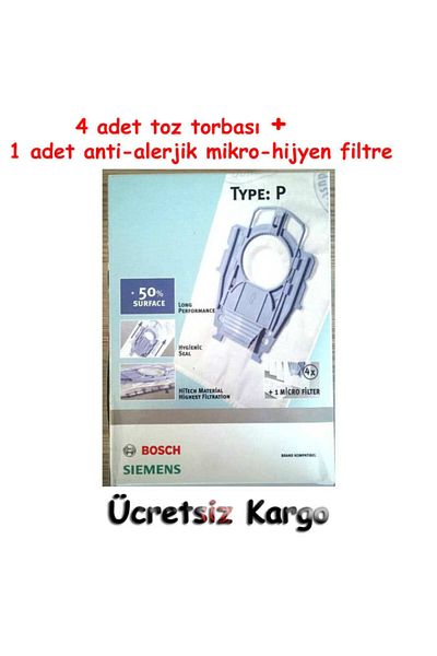 Siemens 2 Boxes Vz41afp - Vacuum Cleaner Dust Bag