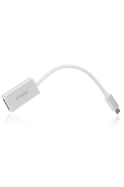 Dark DK-AC-U31XDP USB 3.1 Type-C' den (4K UHD 30Hz) Display Port Dönüştürücü Adaptör (Alüminyum Kasa