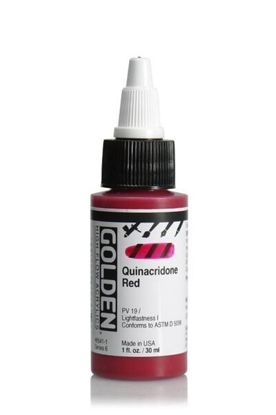 Golden Hıgh Flow Acrylıc 30 Ml Seri 6 Qunacrıdone Red