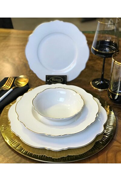 ROY KING Golden Line Bone China 24 Parça
