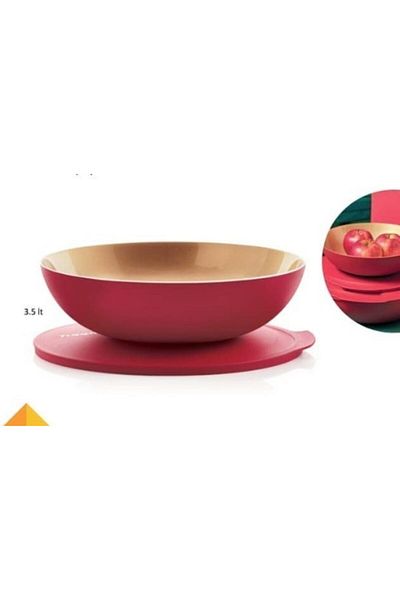 Tupperware Berrak Red Gold 3.5lt Esc