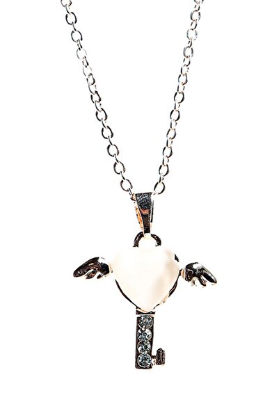 Rouge مولين الزركون القلب مفتاح قلادة