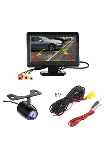 AUDİOMAX 5 Inç Araç Monitör + Araç Geri Görüş Park Kamerası Md5 2 Yıl Garantili