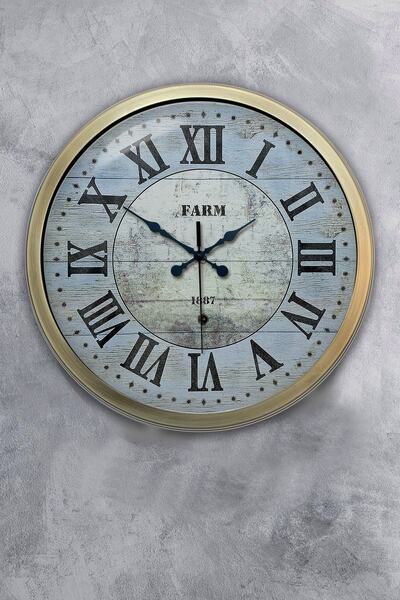 Dream Gift هدية ساعة حائط معدنية عتيقة مقاس 40 سم