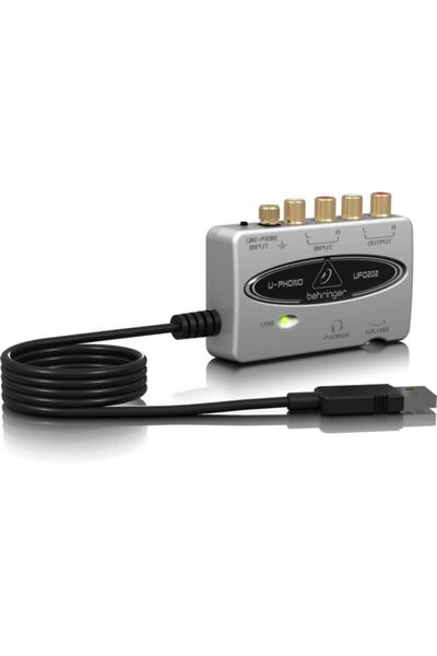 Behringer U-phono Uf0202 Pikap Amfisi Ve Usb Ses Kartı