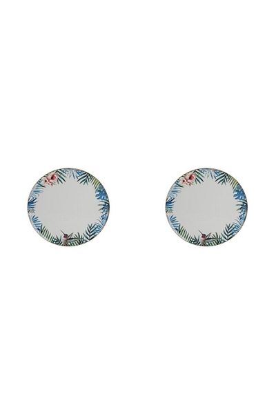 Porland Exotic Pattern Flat Plate 27cm Set of 2
