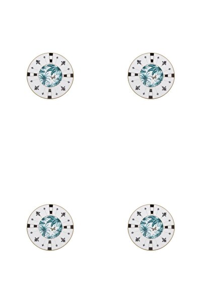 Porland Palms Flat Plate 21cm Set of 4