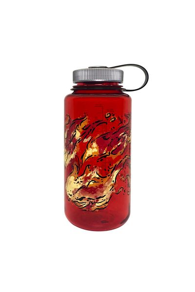NALGENE زجاجة مياه تريتان بإصدار محدود 32 أونصة باللون الأحمر / الناري 682019