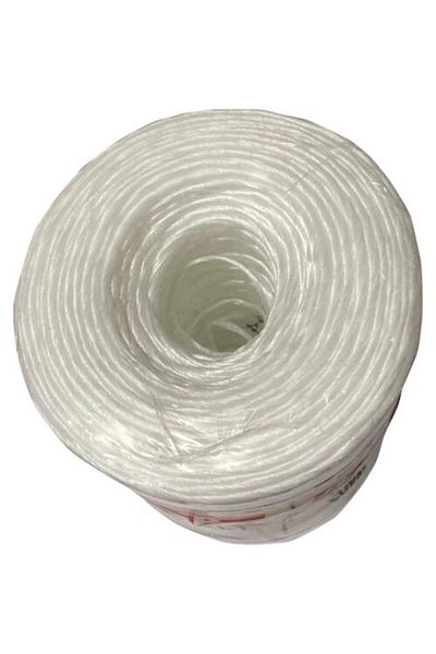 Abdioğulları 1000 g White Fibrilized Rope Sack Mouth - 100%